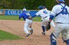 Baseball vs CGA  Wheaton College Baseball vs Coast Guard Academy during game two of the NEWMAC semi-finals playoffs. - (Photo by Keith Nordstrom) : Wheaton, baseball, NEWMAC